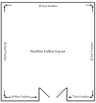 Steckline Art Gallery Dimensions