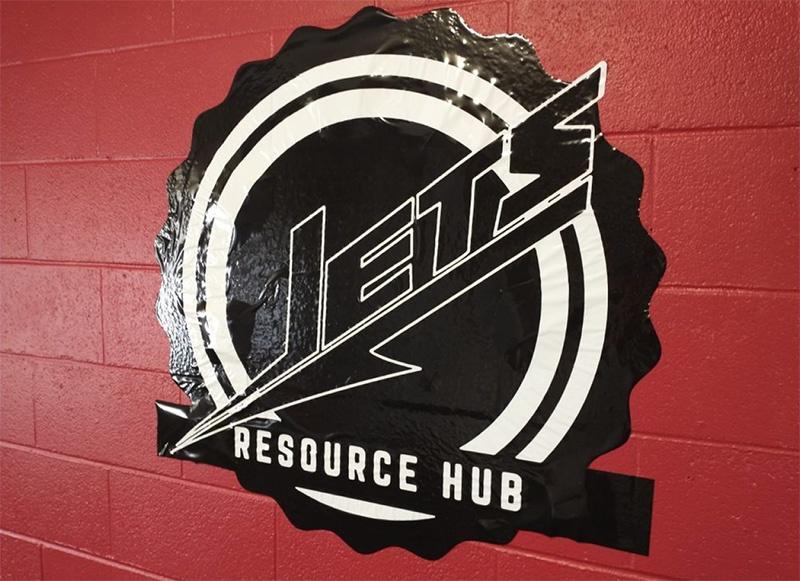 Jets Resource Hub Wall